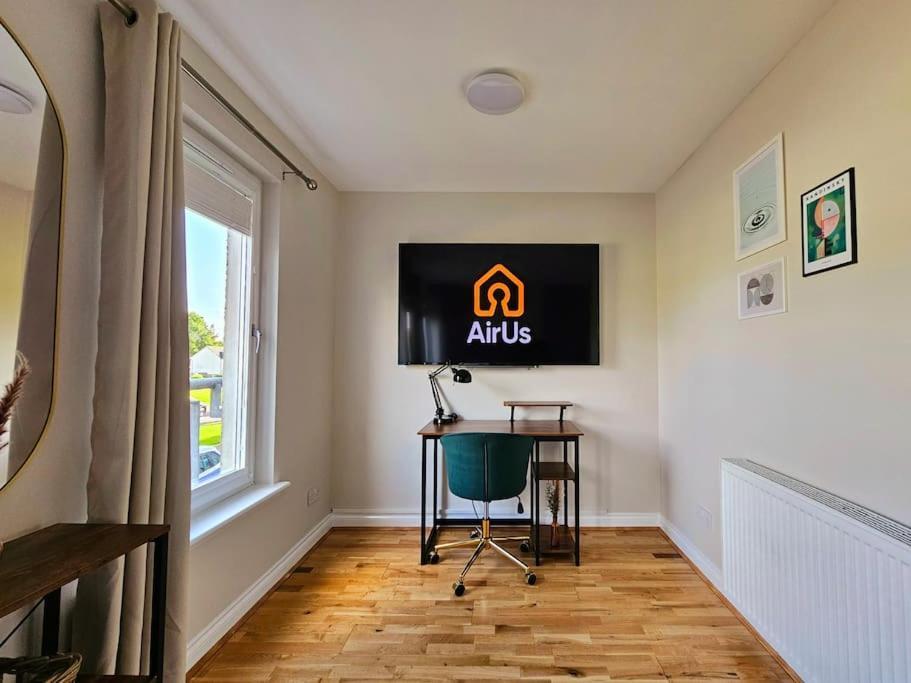 Modern 5 Bedroom Townhouse With Free Parking Glasgow Luaran gambar